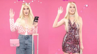 Sabrina Chairunnisa Ikuti Tren Cosplay Jadi Barbie, Warganet Terpukau: Ini Real Banget