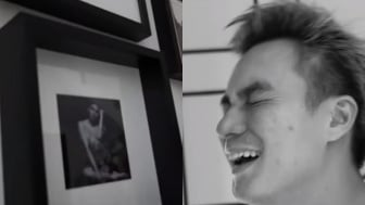 Baim Wong Nyengir Lihat Foto Hampir Telanjang di Rumah Nikita Mirzani: Kalau Ustaz ke Sini Gimana