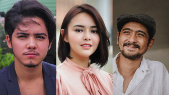 Amanda Manopo Hadiri Gala Premiere Indigo Ditemani Aliando Syarief dan Arya Saloka, Benarkah?