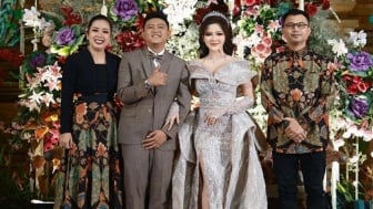 Riasan dan Dagu Bella Bonita di Resepsi Bikin Salfok Netizen: Mirip Lucinta Luna, Lancip Banget!