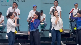 Goyang Bareng, Warganet Bandingkan Gaya Happy Asmara dan Nagita Slavina: Konsepnya Apa?