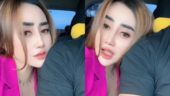 Lagi! Seleb TikTok Luluk Nuril Pamer Dikawal Patwal saat Main Sama Teman-temannya