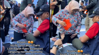 Aksi Istri Anies Baswedan Turun Tangan Tolong Orang Pingsan Jadi Sorotan, Warganet: Calon Ibu Negara