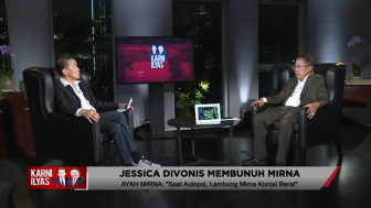 Ekspresi Melongo Karni Ilyas saat Mendengarkan Pernyataan Edi Darmawan Salihin soal Kasus Jessica Wongso Jadi Trending Topik