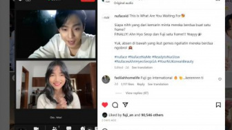 Fuji Disebut Bukan Artis, Fans Unggah Rekaman Lawas Video Call-nya dengan Ahn Hyo Seop: Fuji Mendunia