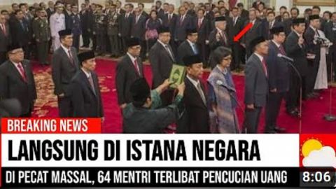 CEK FAKTA: Presiden Jokowi Pecat 64 Menteri Terlibat Pencucian Uang
