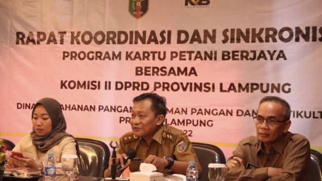 Guna Sinkronisasi,Tim Kartu Petani Berjaya Undang Komisi II DPRD Provinsi Lampung