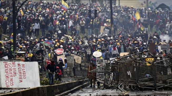 Demo Rakyat Ekuador Sukses Paksa Pemerintah Turunkan Harga BBM