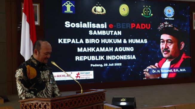 MA Sosialisasikan e-Berpadu dan SPPT TI Guna Sinergikan Modernisasi Proses Penanganan Perkara Pidana