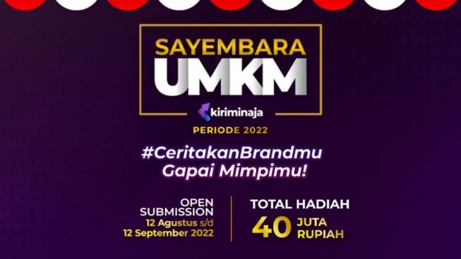 Hari UMKM Nasional, KiriminAja Gaungkan Kampanye #CeritakanBrandmu