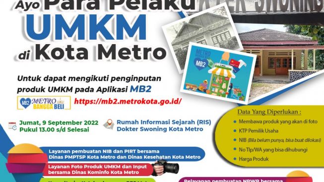 Berbagai Kalangan Gotong Royong Dorong Perkembangan UMKM di Metro