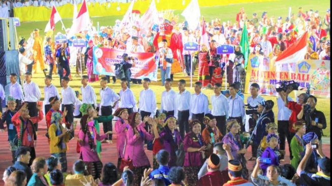 Perkuat Komitmen Kebangsaan, Lagu Satu Nusa Satu Bangsa Bergema di Pembukaan Pesparani Katolik