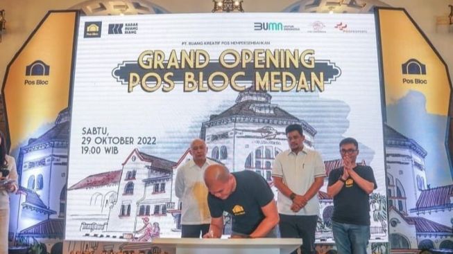 Gunakan Bangunan Bersejarah,  Pos Bloc Medan Diresmikan