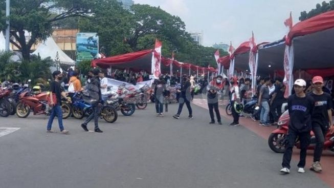 Bejibun Peserta Street Race Polda Metro Jaya di Kemayoran Jakarta, Tujuannya Buat Menyalurkan Hobi Generasi Muda