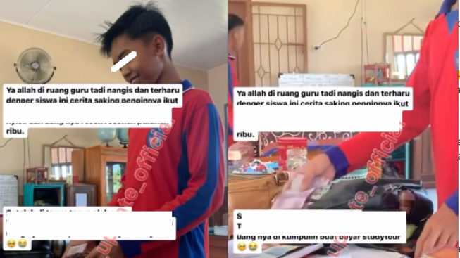Demi Bayar Study Tour, Siswa SMP ini Rela Kerja Buruh Bikin Guru Auto Nangis, Publik: Gak Ada Bantuan?