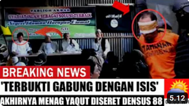 CEK FAKTA: Gabung ISIS, Menag Yaqut Cholil Qoumas Diseret Densus 88, Benarkah?