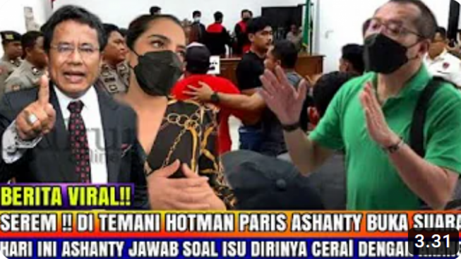 CEK FAKTA: Beredar Narasi 'Didampingi Hotman Paris, Ashanty Beberkan Alasan Anang Minta Cerai', Benarkah?