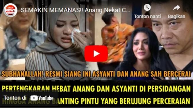 CEK FAKTA: Makin Panas! Benarkah Anang Hermansyah Nekat Ceraikan Ashanty demi Membela KD?