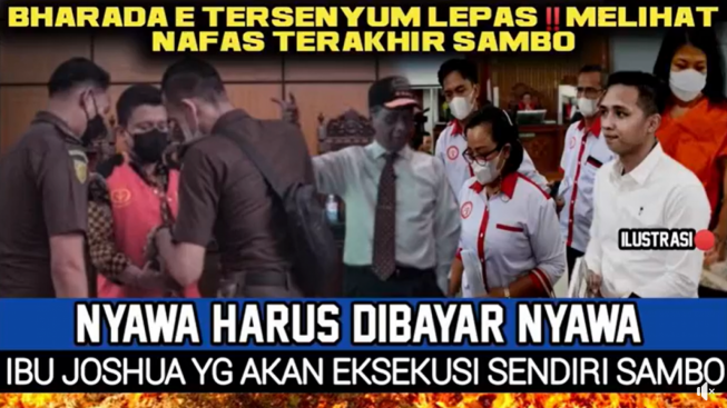 CEK FAKTA: Ibu Brigadir J Akan Jadi Algojo yang Eksekusi Mati Ferdy Sambo, Benarkah?