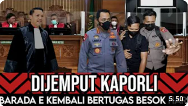 CEK FAKTA: Bharada E Dijemput Kapolri Listyo Sigit, Bakal Kembali Bertugas di Brimob, Benarkah?