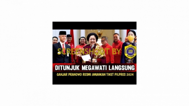 Cek Fakta Ketimbang Puan Megawati Resmi Tunjuk Ganjar Jadi Capres 2024