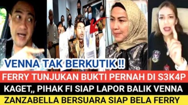 CEK FAKTA: Ferry Irawan Laporkan Balik Venna Melinda sambil Bawa Bukti Disekap dan KDRT, Benarkah?