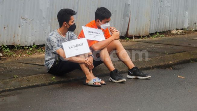 Mario Dandy Nangis Saat Rekonstruksi Penganiayaan David, Banjir Nyinyiran: Rekening 500 M Diblokir sih...