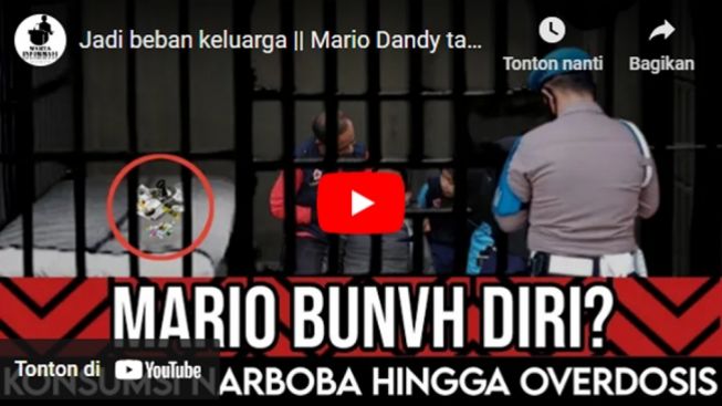 CEK FAKTA: Mario Dandy Nekat Bunuh Diri dengan Overdosis Narkoba Akibat Kena Mental Usai Aniaya David