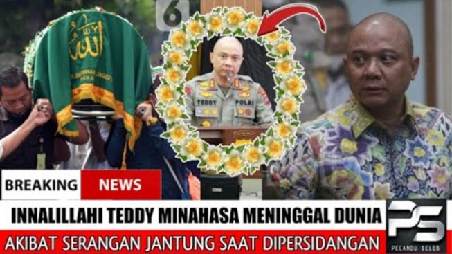 CEK FAKTA: Ngotot Tak Bersalah, Teddy Minahasa Meninggal Kena Serangan Jantung Saat Persidangan