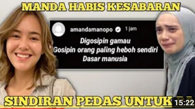 CEK FAKTA: Gerah! Amanda Manopo Lempar Sindiran Pedas ke Putri Anne