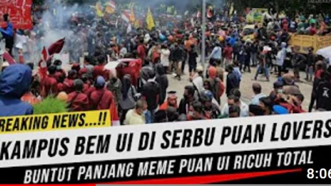 CEK FAKTA: Penggemar Puan Maharani Geruduk Kampus UI Buntut Meme Tikus, Ricuh!