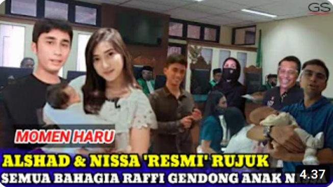 CEK FAKTA: Alshad Ahmad dan Nissa Asyifa Resmi Rujuk, Benarkah?