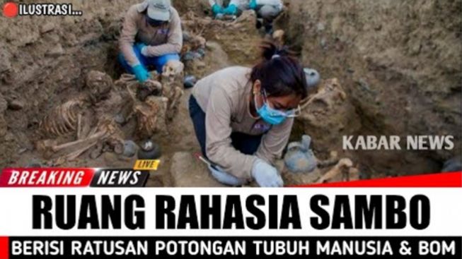 CEK FAKTA: Bak Psikopat, Ferdy Sambo Timbun Ratusan Bom dan Tulang Manusia di Ruang Rahasia