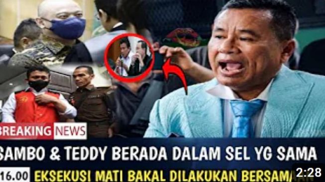 CEK FAKTA: Ferdy Sambo dan Teddy Minahasa Bakal Dieksekusi di Hari yang Sama