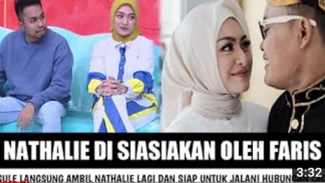 CEK FAKTA: Nathalie Holscher Disia-siakan Faris, Sule Pasang Badan dan Siap Rujuk