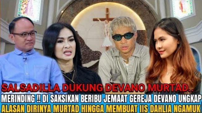 CEK FAKTA: Merinding! Devano Danendra Ungkap Alasan Dirinya Murtad di Depan Jemaat Gereja, Bikin Iis Dahlia Mengamuk