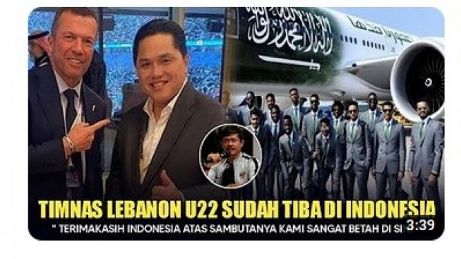 CEK FAKTA: Timnas Lebanon U-22 Dapat Sambutan Bak Raja di Indonesia?