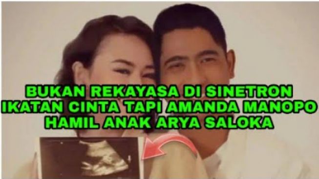 CEK FAKTA: Bukan Rekayasa, Amanda Manopo Hamil Anak Arya Saloka, Pamer Hasil USG