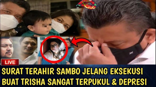 CEK FAKTA: Terpukul, Ferdy Sambo Bikin Surat Terakhir untuk Trisha, Isinya tentang Putri Chandrawati