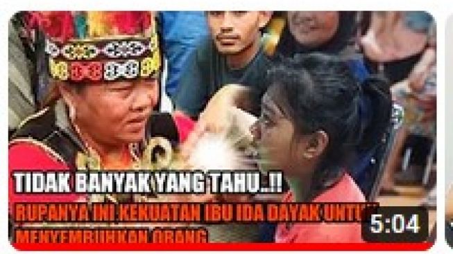 CEK FAKTA: Ibu Ida Dayak Memiliki Kekuatan Ampuh Sehingga Mampu Sembuhkan Pasien?