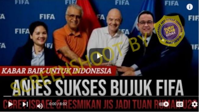 CEK FAKTA: Anies Baswedan Lobi FIFA Agar Coret Israel dan Jadikan Indonesia Tuan Rumah Piala Dunia U-20 2023