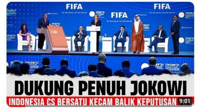 CEK FAKTA: Indonesia Menolak Keras Keputusan FIFA atas Pembatalan Jadi Host Piala Dunia U-20 2023?