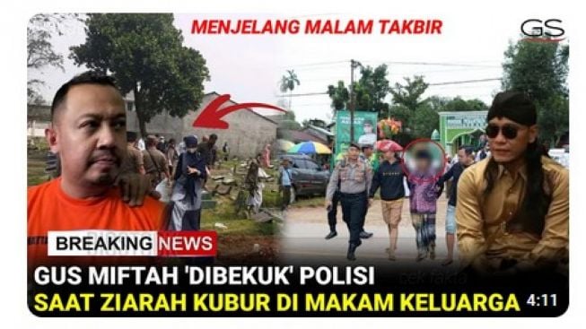 CEK FAKTA: Tengah Ziarah Di Makam Keluarga, Gus Miftah Diciduk Polisi ...