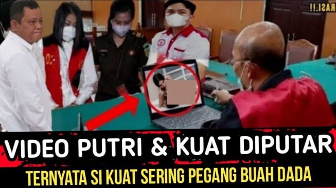 CEK FAKTA: Video Wik Wik Putri Candrawathi dan Kuat Ma'ruf Diputar, Ada Adegan Panas Pegang Buah Dada