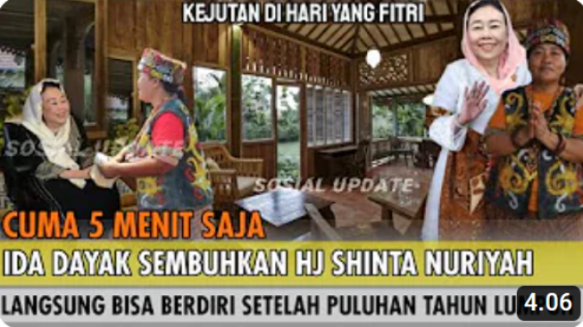 CEK FAKTA: Ida Dayak Berhasil Sembuhkan Istri Gus Dur yang Lumpuh, Benarkah?