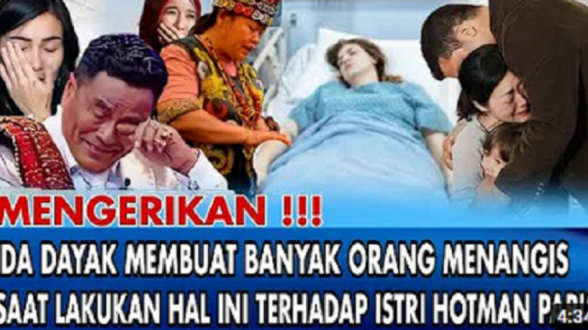 CEK FAKTA: Ibu Ida Dayak Obati Istri Hotman Paris, Semua Orang Menangis