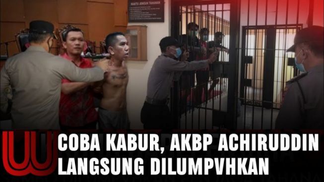 CEK FAKTA: AKBP Achiruddin Dilumpuhkan Petugas Setelah Mencoba Kabur usai Dilakukan Pemeriksaan