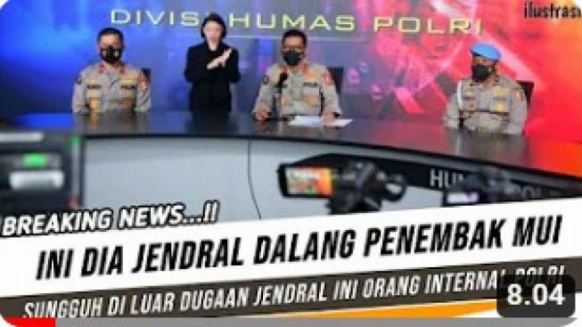 CEK FAKTA: Ada Jenderal Polri Jadi Dalang Kasus Penembakan di Kantor MUI