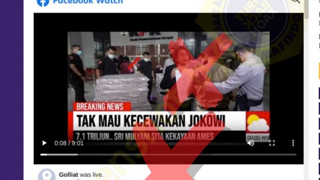 CEK FAKTA: Menteri Keuangan Sri Mulyani Menyita Kekayaan Anies Baswedan Senilai Rp 7 Triliun Lebih?