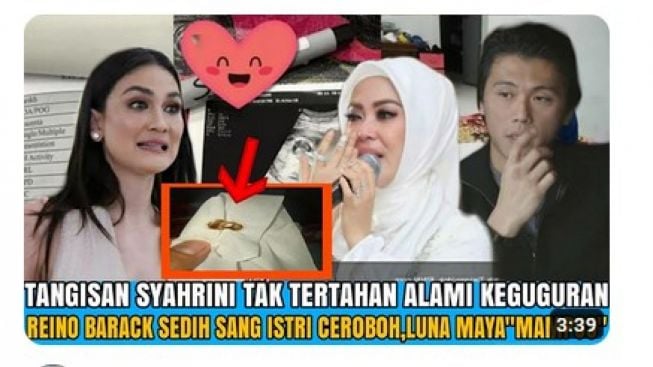 CEK FAKTA: Syahrini Menangis karena Keguguran, Luna Maya Layangkan Kata Ini?